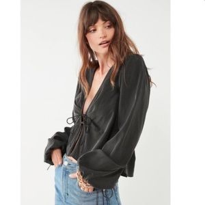 Urban Outfitters UO Balloon Sleeve Blouse
